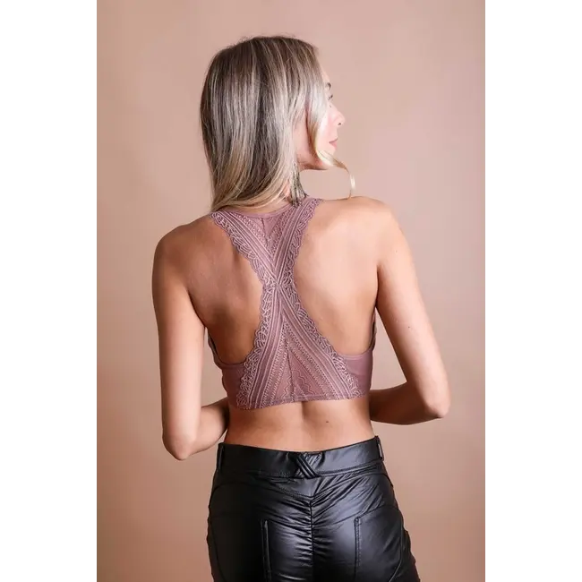 Leto Lace Racerback Bralette (YL-5521)