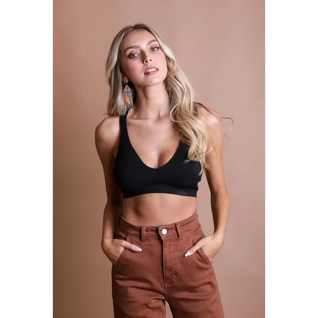 Leto Lace Racerback Bralette (YL-5521)