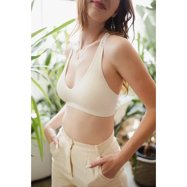 Leto Lace Racerback Bralette (YL-5521)