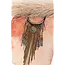 Leto Antique Gold Turquoise Fringe Necklace YJN-7120