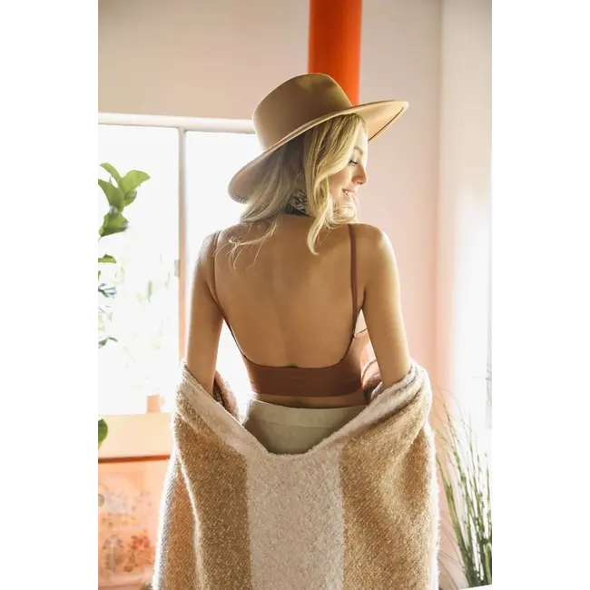Leto Low Back Basic Seamless Bralette (YL-5349)
