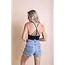 Leto High Neck Crochet Lace Trim Bralette (YL-5438)