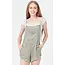 Angie Spag Strap Pocket Romper (B5A50)