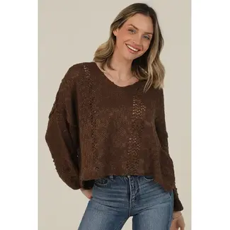 Angie Angie Crop Pullover (XHE55)