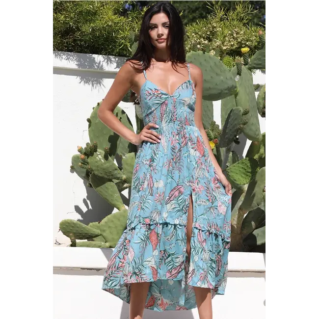 Angie Spag Strap Sweetheart Dress (C4729)