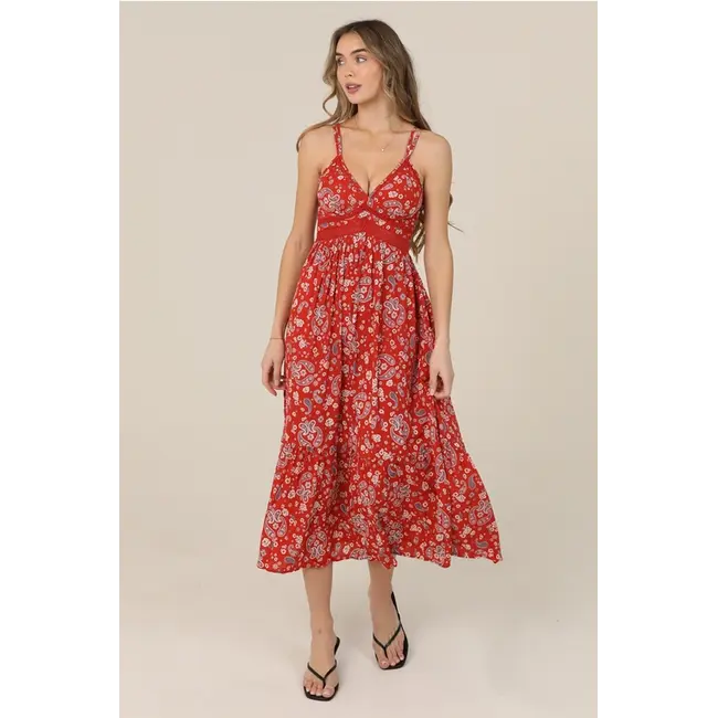 Angie Dbl Strap Maxi Dress (C4A54)