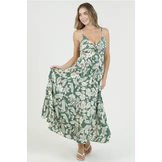 Angie Angie Twist front maxi Dress (C4J49)
