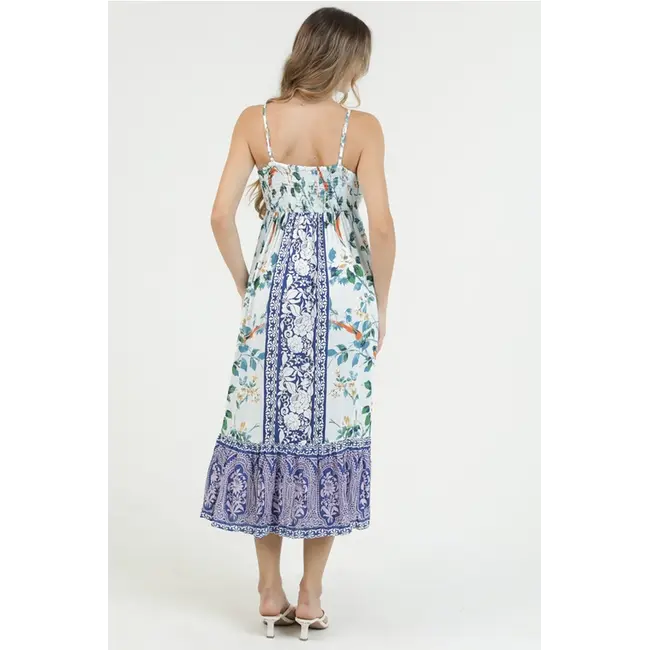 Angie Spag Strap Maxi Dress (C4M41)