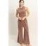 Double Zero Mineral Washed Sleeveless Top & Wide Leg Pants (DZ26A371)