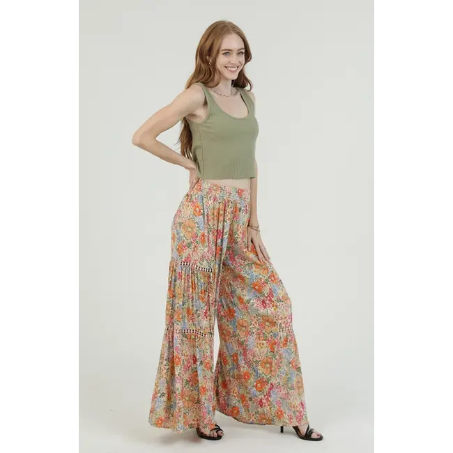 Angie Palazzo Pant/lace(25R84)