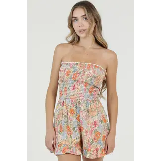 Angie Angie Tube Romper w/Ruffle Hem(B5697)