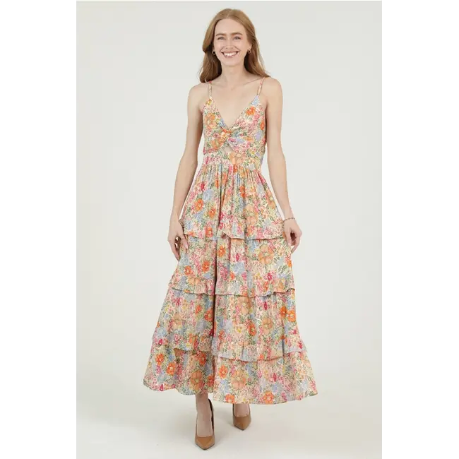 Angie Tiered Maxi Twist Front(C4G08)