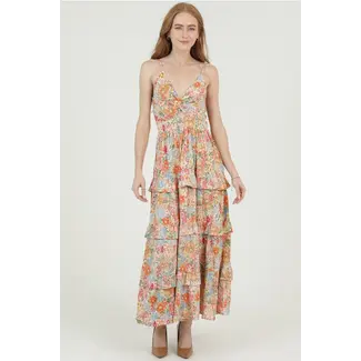 Angie Angie Tiered Maxi Twist Front(C4G08)