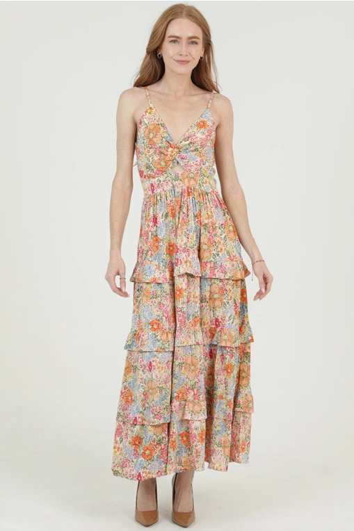 angie twist front maxi dress Angie Twist Front Maxi Dress (F4J10)