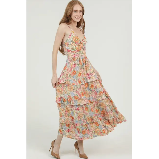 Angie Tiered Maxi Twist Front(C4G08)