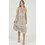Angie V-neck Dress w/ Side Slits and Lace Details (C4K61)