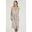 Angie V-neck Dress w/ Side Slits and Lace Details (C4K61)