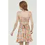 Angie Spg Strap Floral Dress W Tie Back (C4M14)