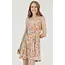 Angie Spg Strap Floral Dress W Tie Back (C4M14)