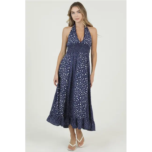 Angie Halter Maxi Dress (C4M21)