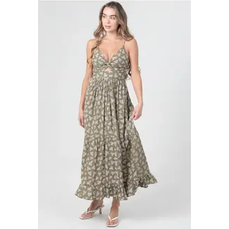 Angie Angie Peek-A-Boo Maxi Dress (F4F50)