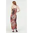Angie Lace Up Back Maxi Dress (H4738)
