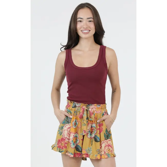Angie Self Belt Shorts (25Q77)