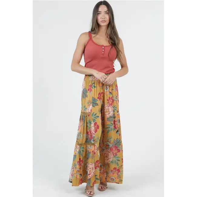 Angie Palazzo Pant/lace(25R84)