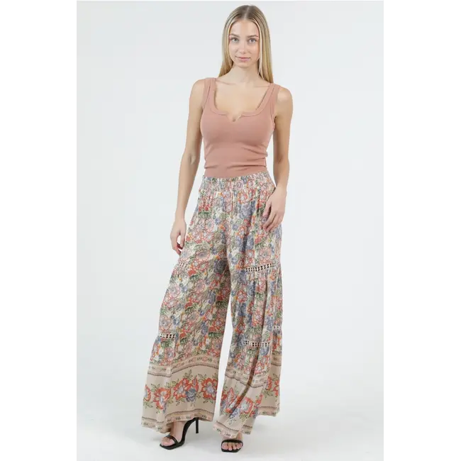 Angie Palazzo Pant/lace(25R84)
