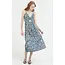 Angie Twist Front Midi Dress (F4J10)