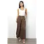 Angie Button Close Wide Leg Pant w/Belt Loops (B3794)