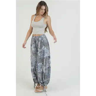 Angie Angie Cinched Wide Leg Pant (B3836)