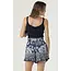 Angie Drawstring Short With Ruffle Trim on Hem (BS959)