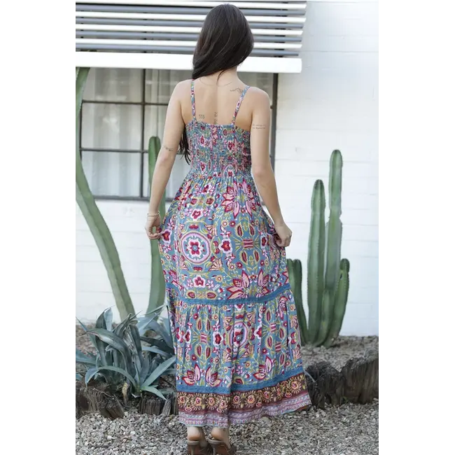 Angie Deep V-Neck Maxi (F4F48)