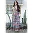 Angie Deep V-Neck Maxi (F4F48)