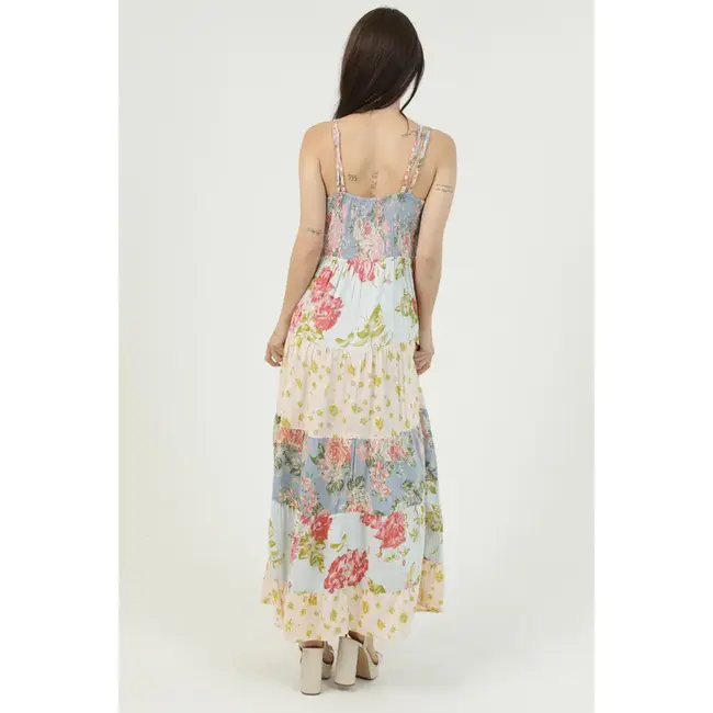 Angie Maxi Dress w/Lace Detail (C4D14)