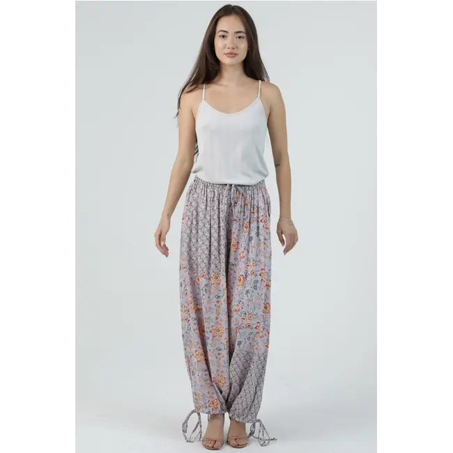 Angie Cinched Wide Leg Pant (B3836)