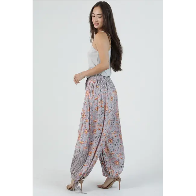 Angie Cinched Wide Leg Pant (B3836)