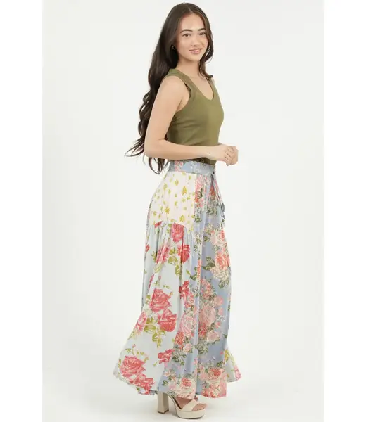 Angie Angie Self Tie Wide Leg Pant (B3726)