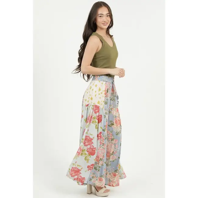 Angie Self Tie Wide Leg Pant (B3726)