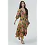 Angie LS Maxi Dress With Smoked Waist (C4M57)
