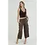 Angie Acid Wash Tie Waist Cargo Pant(H3540)