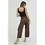 Angie Acid Wash Tie Waist Cargo Pant(H3540)