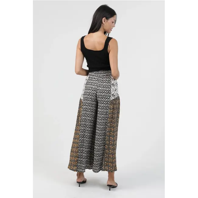 Angie Self Tie Wide Leg Pant (B3726)