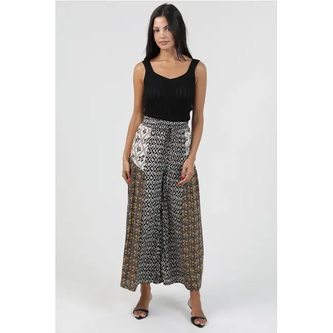 Angie Self Tie Wide Leg Pant (B3726)