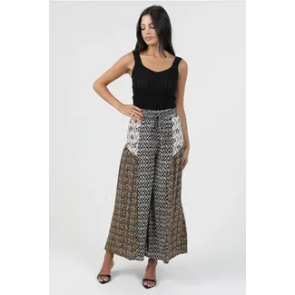 Angie Angie Self Tie Wide Leg Pant (B3726)
