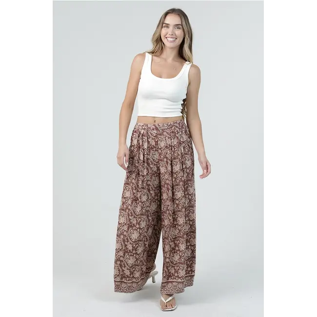 Angie Straight Leg Pant W/ Pockets (B3682)