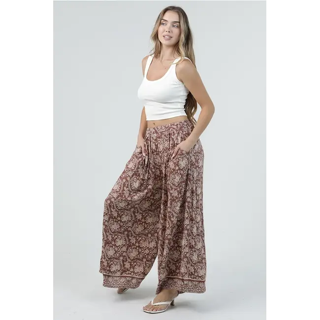 Angie Straight Leg Pant W/ Pockets (B3682)