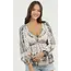 Angie Twist Front long sleeve top (C2E97)