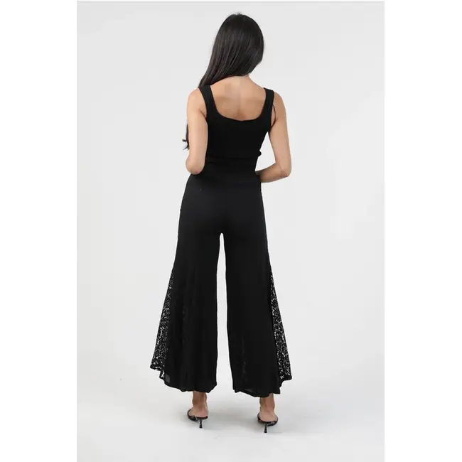 Angie Wide Leg Printed Pant (B3807)